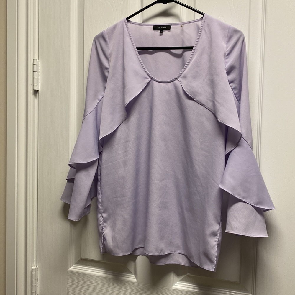Le Gali Purple blouse size XS